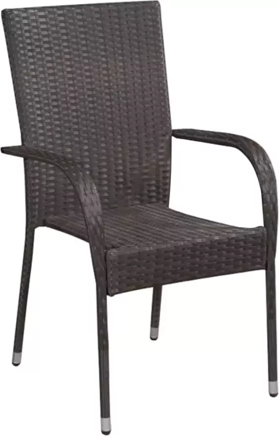 VidaXL 9-delige Tuinset poly rattan bruin - Foto 3