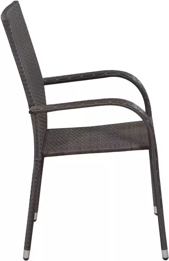 VidaXL 9-delige Tuinset poly rattan bruin - Foto 2