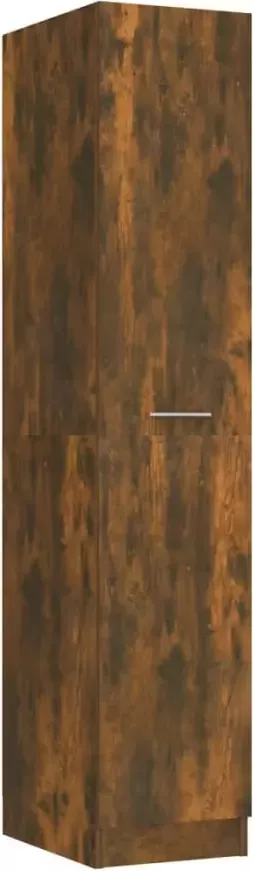 VIDAXL Apothekerskast 30x42 5x150 cm bewerkt hout gerookt eikenkleurig