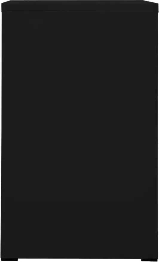 VidaXL -Archiefkast-46x62x102 5-cm-staal-zwart - Foto 2
