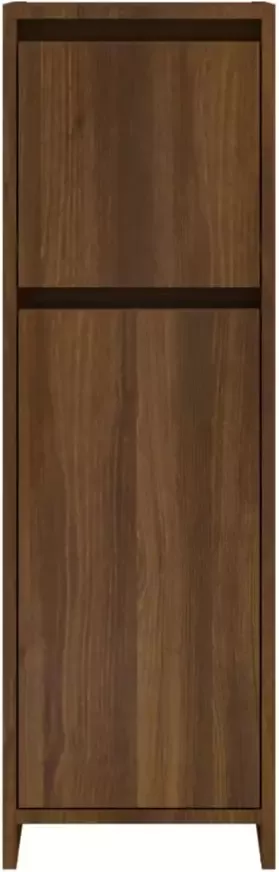 VIDAXL Badkamerkast 30x30x95 cm bewerkt hout bruin eikenkleur - Foto 2