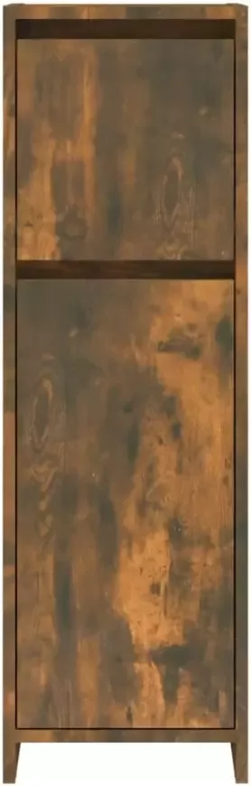 VIDAXL Badkamerkast 30x30x95 cm bewerkt hout gerookt eikenkleurig - Foto 3