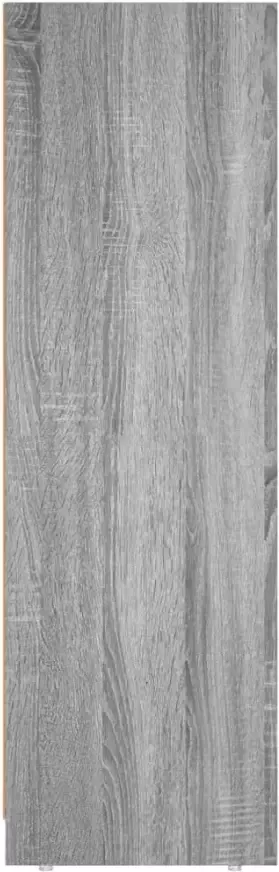 VIDAXL Badkamerkast 30x30x95 cm bewerkt hout grijs sonoma eikenkleurig - Foto 2