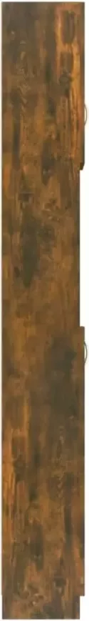 VIDAXL Badkamerkast 32x25 5x190 cm bewerkt hout gerookt eikenkleurig - Foto 3