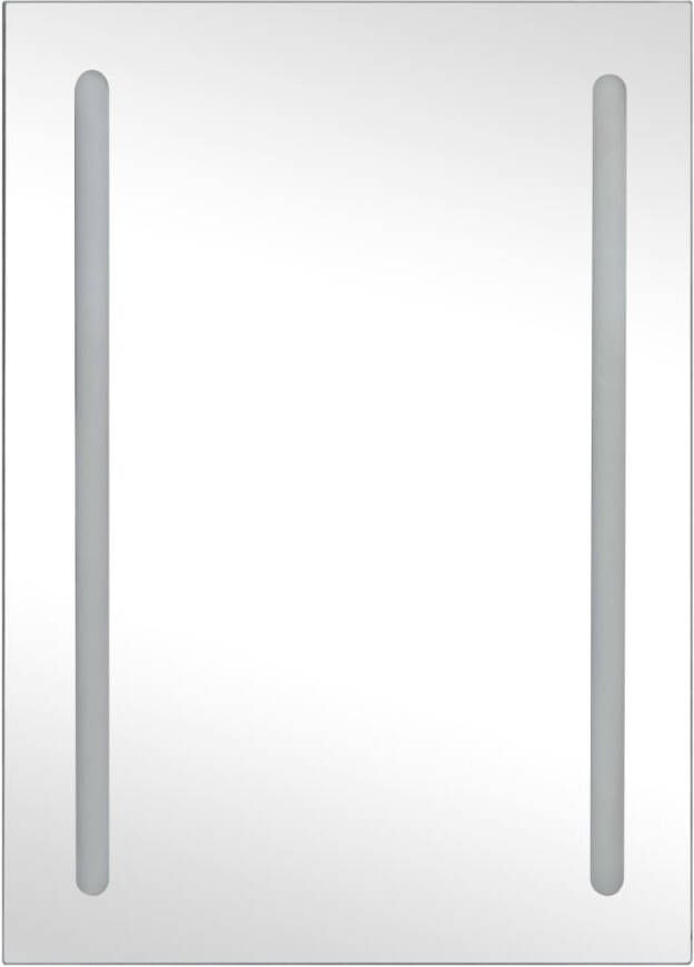 VIDAXL Badkamerkast met spiegel en LED 50x13x70 cm