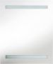VIDAXL Badkamerkast met spiegel en LED 50x14x60 cm grijs - Thumbnail 3