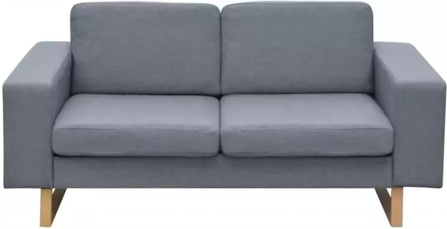 VidaXL -Bankenset-2-+-3-zits-lichtgrijs - Foto 2