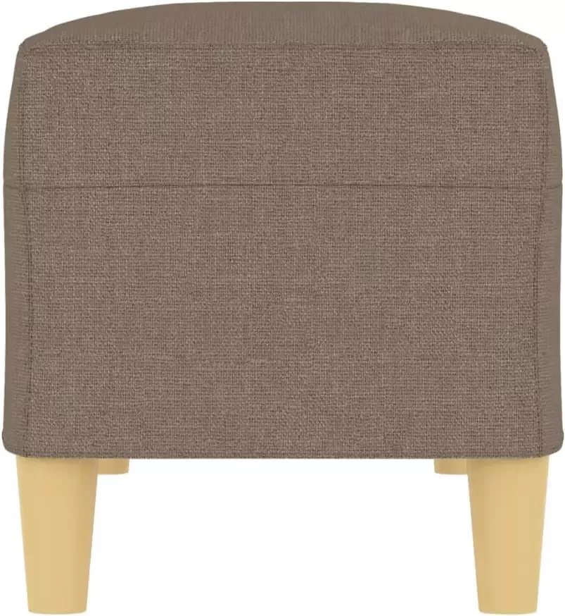 VIDAXL Bankje 100x35x41 cm stof taupe - Foto 2