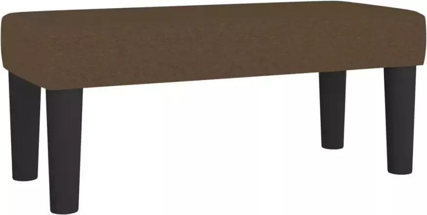 VIDAXL Bankje 70x30x30 cm stof bruin - Foto 4