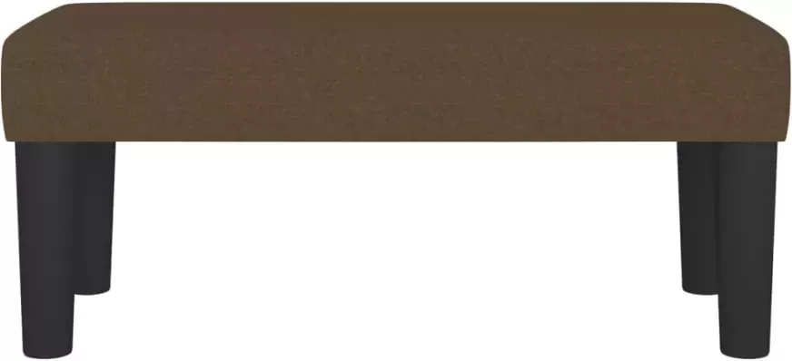 VIDAXL Bankje 70x30x30 cm stof bruin - Foto 5