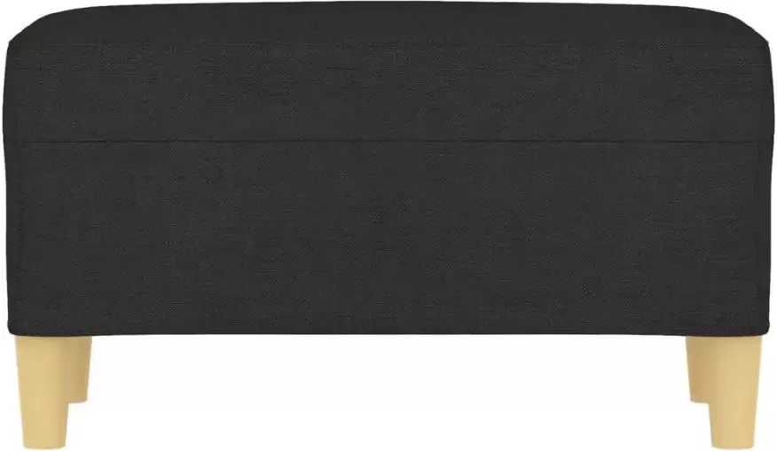 VIDAXL Bankje 70x35x41 cm stof zwart - Foto 3