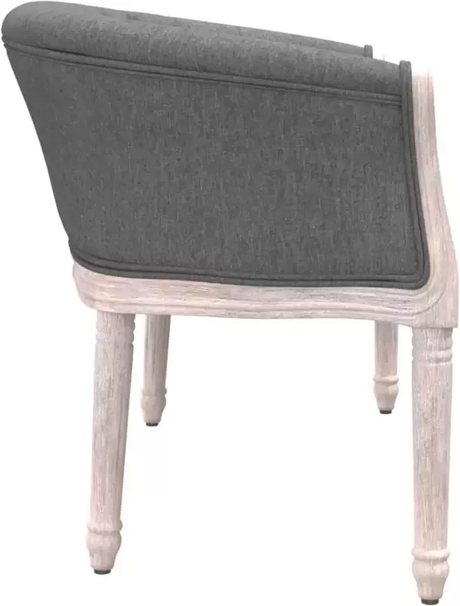 VIDAXL Bankje 98x56x69 cm stof donkergrijs - Foto 2