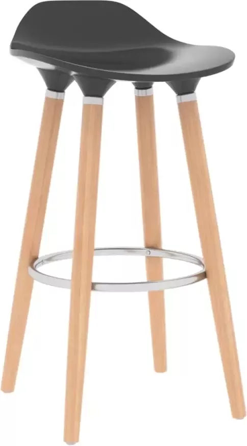 VidaXL -Barkrukken-2-st-antracietkleurig - Foto 5