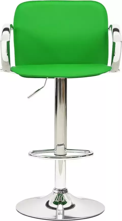 VidaXL -Barkrukken-2-st-kunstleer-groen - Foto 3