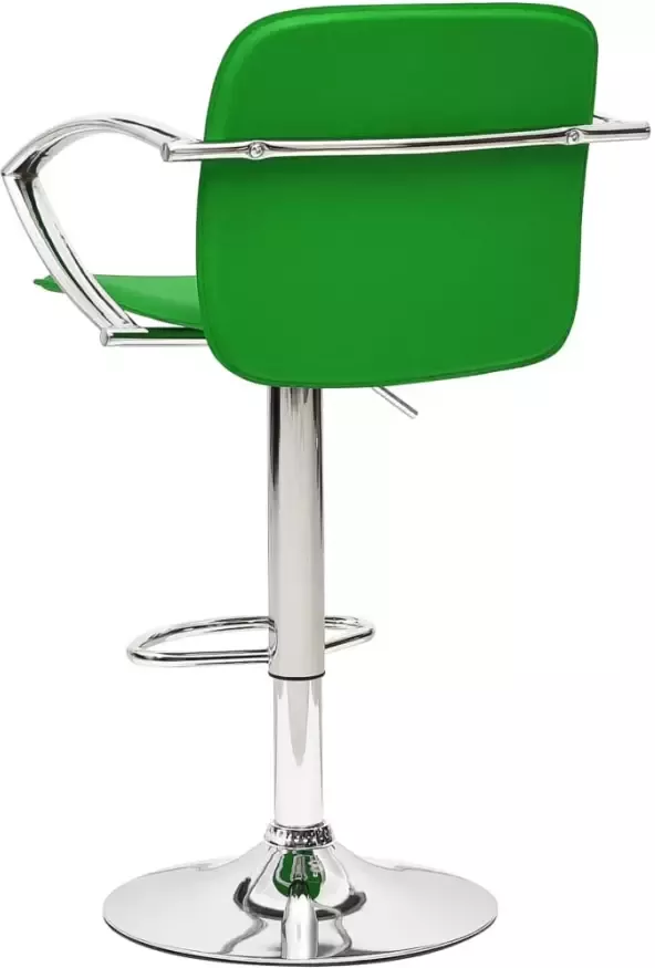 VidaXL -Barkrukken-2-st-kunstleer-groen - Foto 2