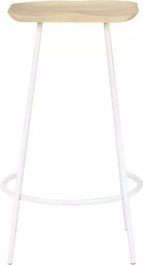 VidaXL -Barkrukken-2-st-massief-mangohout - Foto 4