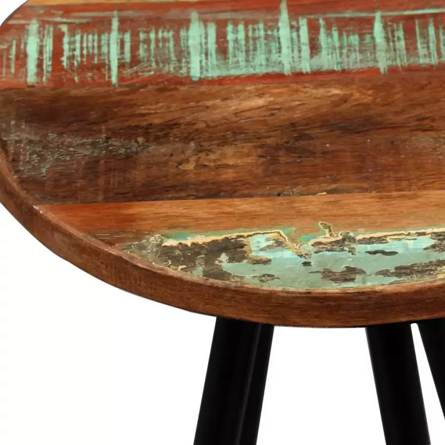 VidaXL -Barkrukken-4-st-massief-gerecycled-hout