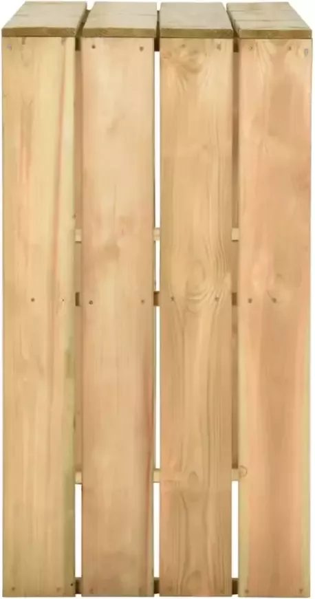 VIDAXL Bartafel 100x60x110 cm geïmpregneerd grenenhout