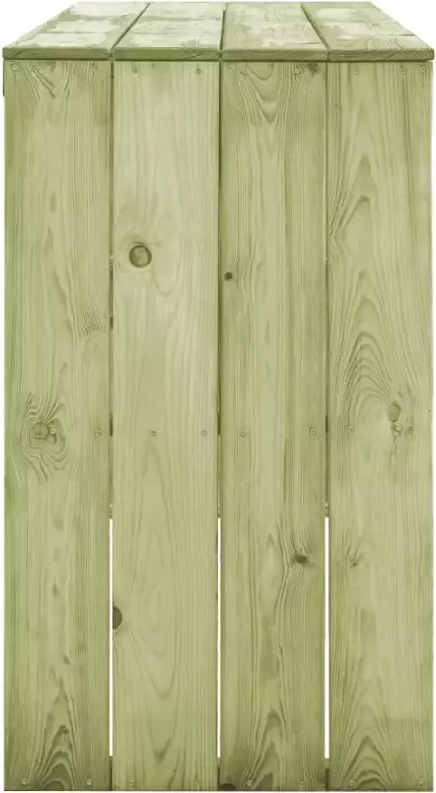 VIDAXL Bartafel 170x60x110 cm geïmpregneerd grenenhout - Foto 3