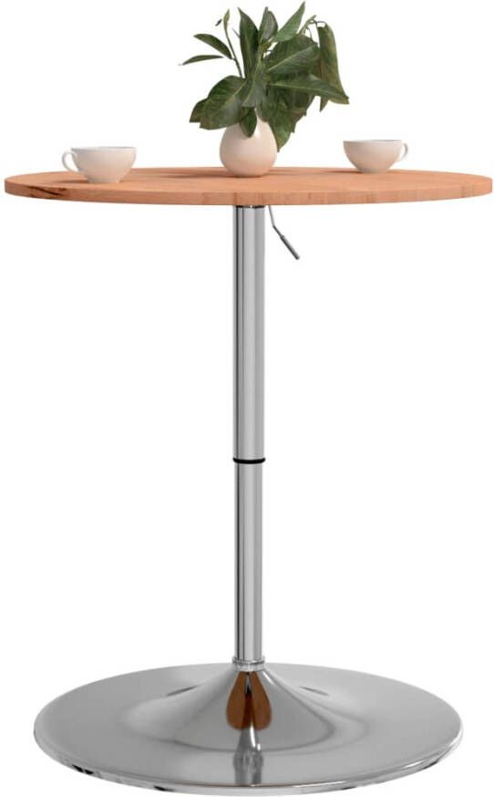 VidaXL -Bartafel-Ø-60x89 5-cm-massief-beukenhout - Foto 4