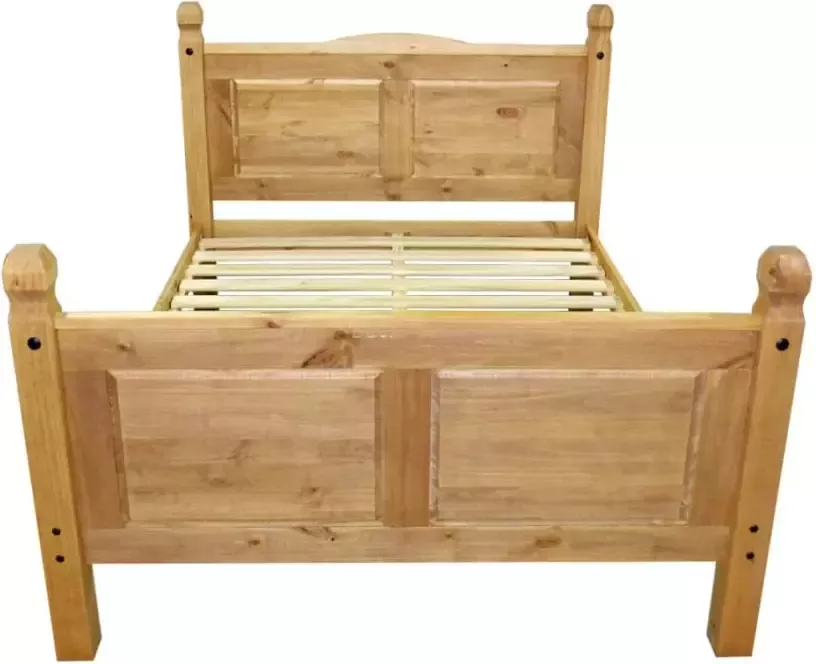 Vida XL Bed met matras Mexicaans grenenhout Corona-stijl 160x200 cm SKU: V274687 - Foto 3