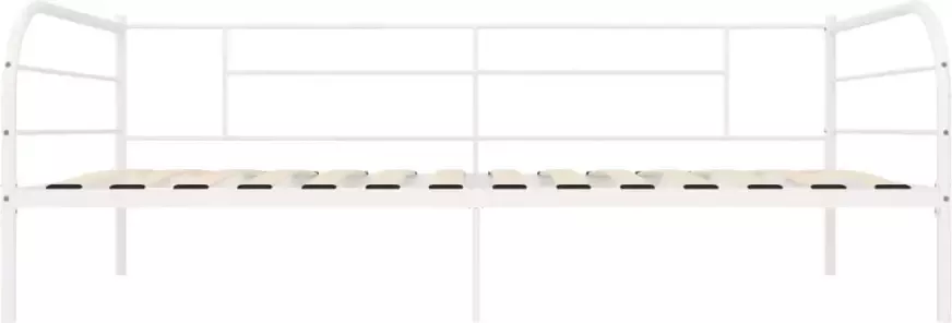 VidaXL -Bedbankframe-metaal-wit-90x200-cm - Foto 4