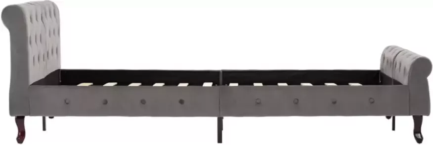 VidaXL -Bedframe-fluweel-grijs-120x200-cm - Foto 4