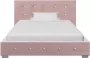 VidaXL Bedframe fluweel roze 90x200 cm - Thumbnail 3
