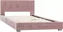 VidaXL Bedframe fluweel roze 90x200 cm - Thumbnail 5
