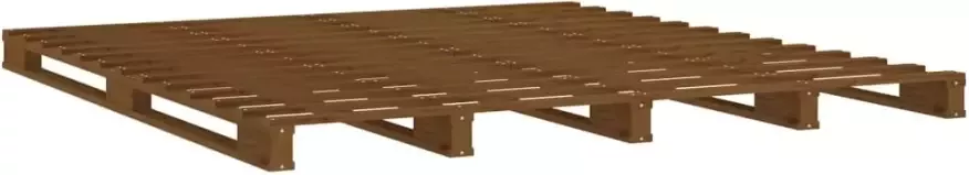 VidaXL -Palletbed-grenenhout-honingbruin-120x190-cm-4FT-Small-Double - Foto 4