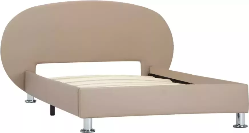 VidaXL -Bedframe-kunstleer-cappuccino-100x200-cm - Foto 4