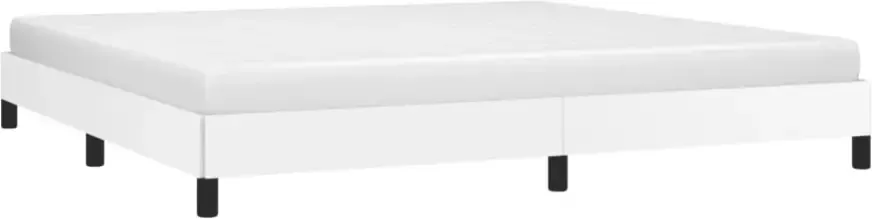 VidaXL -Bedframe-kunstleer-wit-200x200-cm - Foto 3