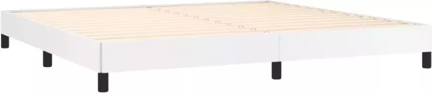 VidaXL -Bedframe-kunstleer-wit-200x200-cm - Foto 5