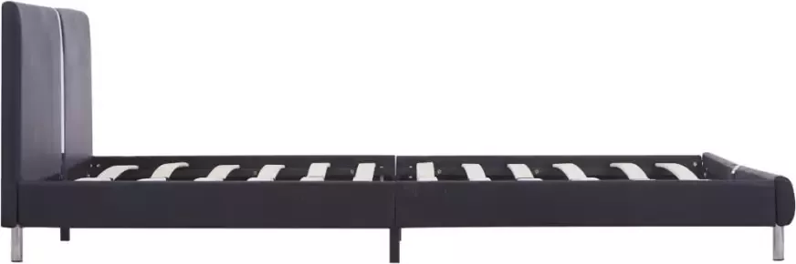 VidaXL -Bedframe-kunstleer-zwart-120x200-cm - Foto 3