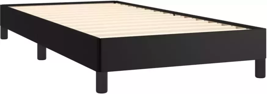 VidaXL -Bedframe-kunstleer-zwart-90x200-cm - Foto 5