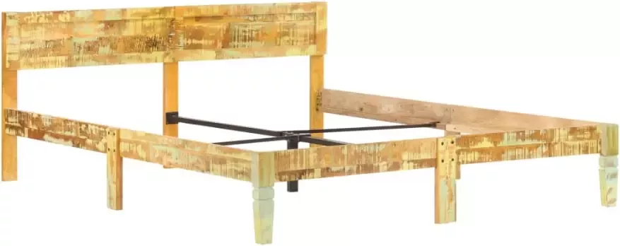 VIDAXL Bedframe massief gerecycled hout 180x200 cm