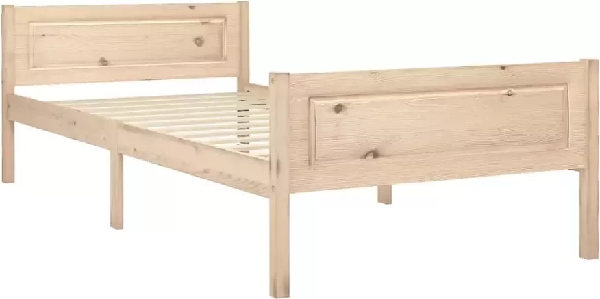 VidaXL -Bedframe-massief-grenenhout-100x200-cm - Foto 4