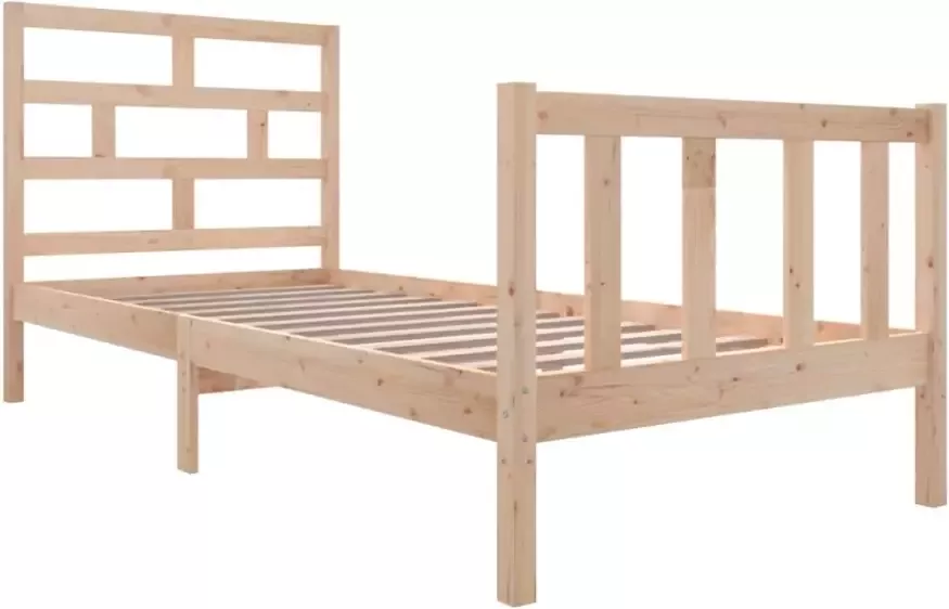 VidaXL -Bedframe-massief-grenenhout-100x200-cm - Foto 4