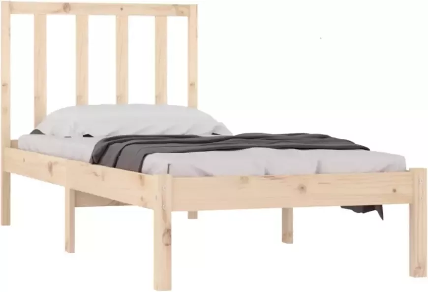 VidaXL -Bedframe-massief-grenenhout-100x200-cm - Foto 4