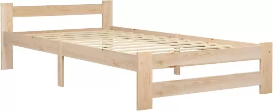 VidaXL -Bedframe-massief-grenenhout-100x200-cm - Foto 4