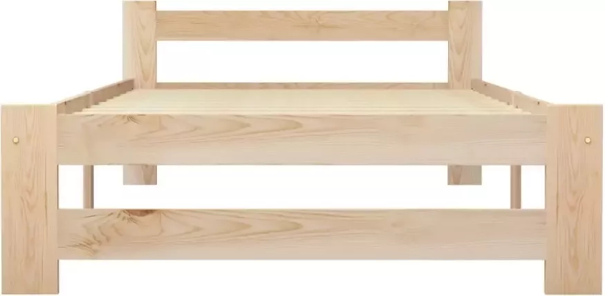 VidaXL -Bedframe-massief-grenenhout-100x200-cm