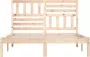 VidaXL Bedframe massief grenenhout 120x190 cm 4FT small double - Thumbnail 4