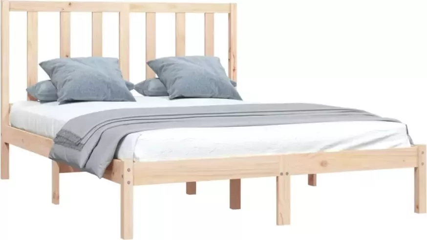 VidaXL -Bedframe-massief-grenenhout-120x190-cm-4FT-Small-Double - Foto 4
