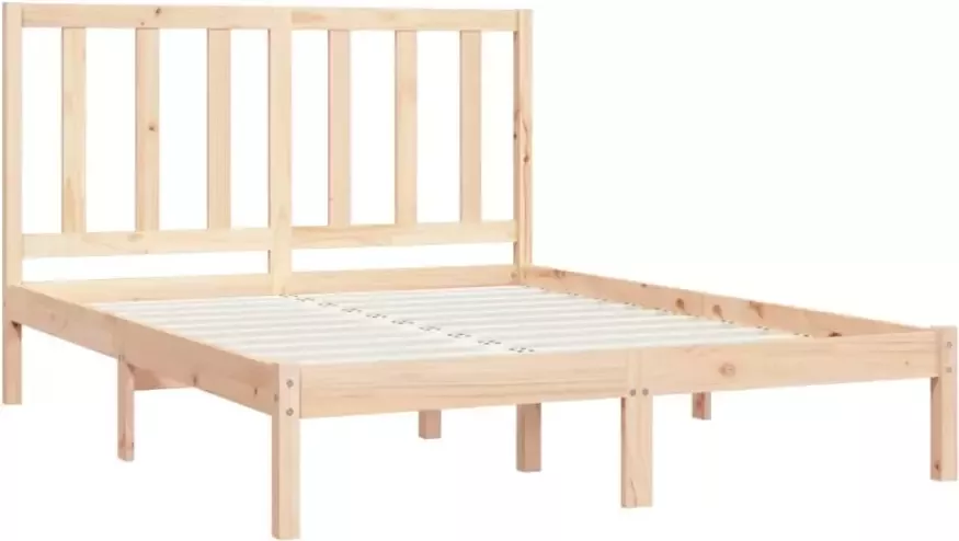VidaXL -Bedframe-massief-grenenhout-120x190-cm-4FT-Small-Double - Foto 3
