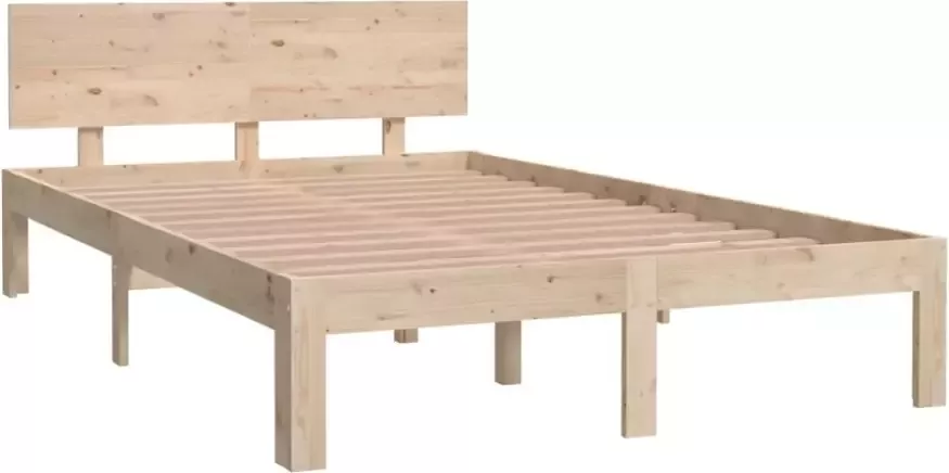 VidaXL -Bedframe-massief-grenenhout-120x200-cm - Foto 5