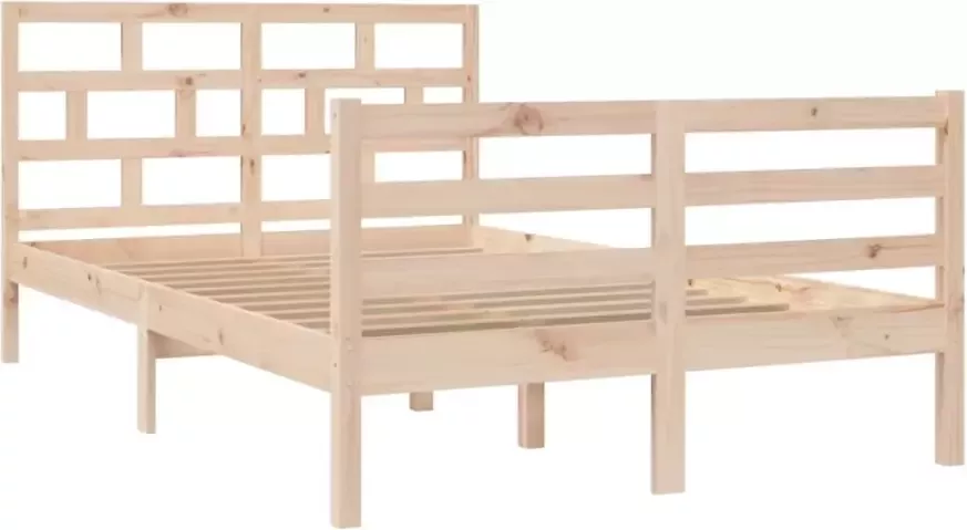 VidaXL -Bedframe-massief-grenenhout-120x200-cm - Foto 4