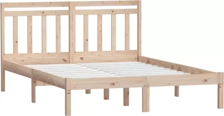 VidaXL -Bedframe-massief-grenenhout-120x200-cm - Foto 5