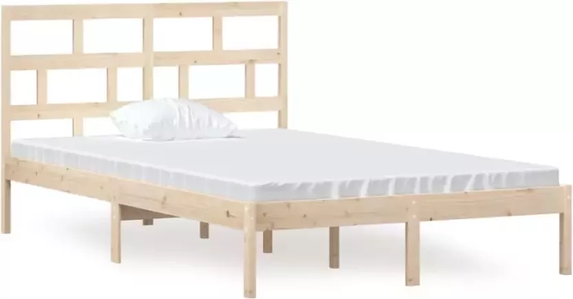 VIDAXL Bedframe zonder matras massief grenenhout 120x200 cm - Foto 7