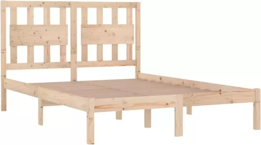 VidaXL -Bedframe-massief-grenenhout-120x200-cm - Foto 3