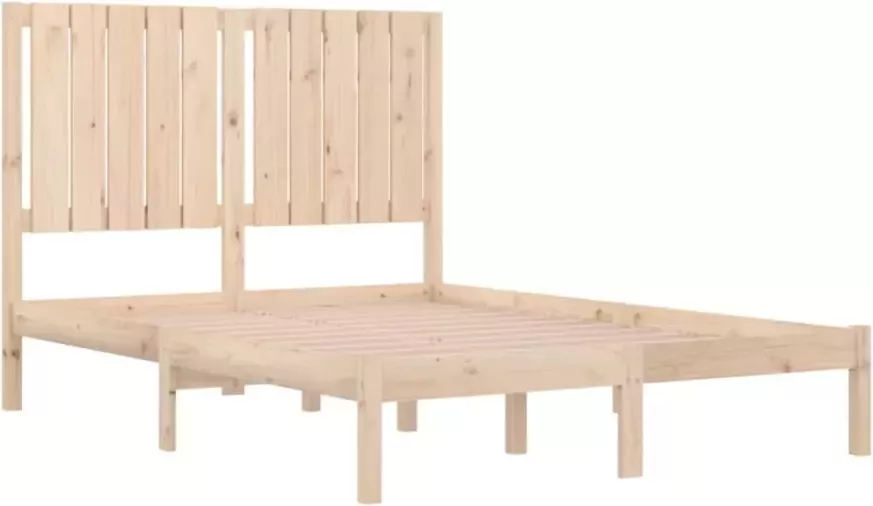 VIDAXL Bedframe zonder matras massief grenenhout 120x200 cm - Foto 4